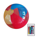 Malbaba 16 Color Changing Floating and Inflatable LED Glow in The Dark Beach Balls with 24 Key Remote Control, Great for Summer Parties, Pool, Beach Parties, Blacklight