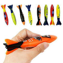 MAMAQI Summer Diving Toys Swimming Pool Diving Toys-Torpedo Octopus Diving Fish Diving Stick Aquatic Bracelet Gift Set Children's Toys-4pcs Ring
