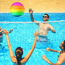 MEHMM Swimming Pool Ball, Ball Game for Pool Inflatable Pool Ball with Hose Adapter for Under Water Game Passing, Buoying, Dribbling, Diving for Teen Adult