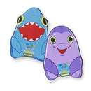 Melissa & Doug Sunny Patch Dolphin and Shark Kickboards - Learn-to-Swim Pool Toys (Set of 2)