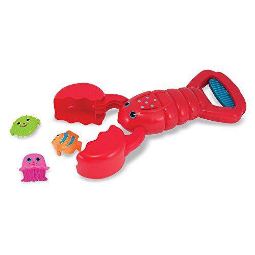 Melissa & Doug Sunny Patch Louie Lobster Claw Catcher - Grab-and-Squeeze Pool Toy