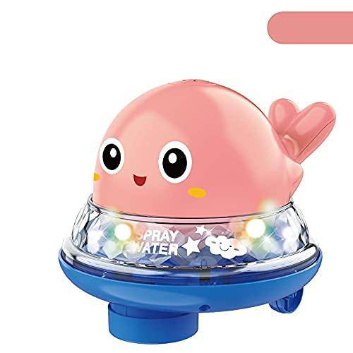 MENGHYUAN Bath Toys Bath Toys Spray Water Shower Whale Bathing Baby Toys for Kids Electric Whale Bath Ball with Music LED Light Swimming Float Toys (Color : WTLB020 1) Mengheyuan (Color : Wtlb020 4)