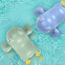 MENGHYUAN Bath Toys Classic Baby Bath Toys Cartoon Spray Water Shower Swimming Pool Bathing Beach Toy Chain Clockwork for Kids Gift (Color : Pink Shark) Mengheyuan (Color : Blue Shark)