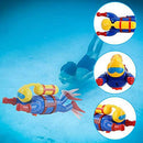 Miaaim Wind Up Diving Pool Toys for Kids, Underwater Diver Diving Bath Toys, Clockwork Power Beach Toy Sand Toy Diving Training Toys for Kids Teens and Adults, Summer Outdoor Toy