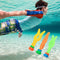 Milageto 3pcs Kids Plants Diving Toy Sports Summer Diving Swimming Training Gift