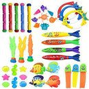 Milageto Plastic Swimming Diving Set Summer Fun Swimming Pool Toy - 38PCS