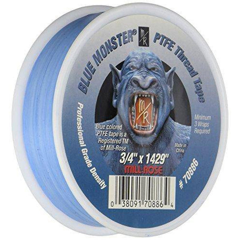 Millrose Available Mill-Rose 70886 Monster PTFE Pipe Thread Sealant Tape, 3/4-Inch x 1429-Inches, Blue