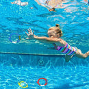 MIXCUT Dive Ring Swimming Pool Toy Diving Ring Underwater Fish Ring Water Game Swimming Training Toy for Children and Adults