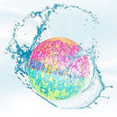 Moanyt Ball Game for Pool,Swimming Pool Float Ball Toys Underwater Ball Pool Ball with Hose Adapter for Under Water Passing Dribbling Diving Sport Games 9 Inch Fills with Water or Air