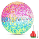 Moanyt Ball Game for Pool,Swimming Pool Float Ball Toys Underwater Ball Pool Ball with Hose Adapter for Under Water Passing Dribbling Diving Sport Games 9 Inch Fills with Water or Air