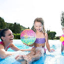 Moanyt Ball Game for Pool,Swimming Pool Float Ball Toys Underwater Ball Pool Ball with Hose Adapter for Under Water Passing Dribbling Diving Sport Games 9 Inch Fills with Water or Air