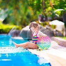Moanyt Ball Game for Pool,Swimming Pool Float Ball Toys Underwater Ball Pool Ball with Hose Adapter for Under Water Passing Dribbling Diving Sport Games 9 Inch Fills with Water or Air