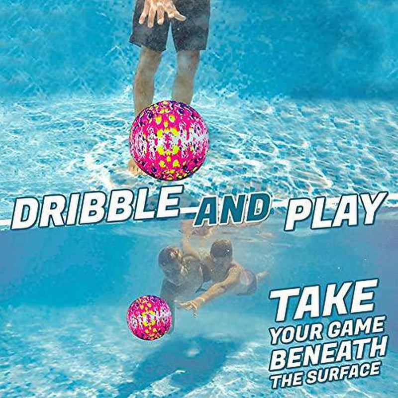 MORESAVE Water Sports Floating Ball Swimming Pool Game Playing Ball 9inch for Kids Teens Adults with Water Filled Accessory
