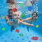 MR.FUNNY 22 Pcs Pool Diving Toy Set, Underwater Diving Swimming Pool Toys, Various Water Diving Rings, Dive Sticks with Storage Bag for Kids
