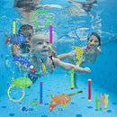 Multi Pack Dive Toys Pool Toys Underwater Swimming Toys Diving Fish, Diving Rings, Diving Gems, Diving Sticks, Diving Fish, Puffer Fish with Under Water Treasures Gift Set for Kids