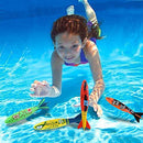 Mxzzand Non-Toxic Swimming Pool Toys Stable Swimming Training Toys Lightweight for Children to Practice Underwater Swimming Skills