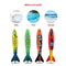 Mxzzand Swimming Training Toys Swimming Pool Toys Non-Toxic for Swimming Training for Children Elder Than 3 Years Old for Children to Practice Diving