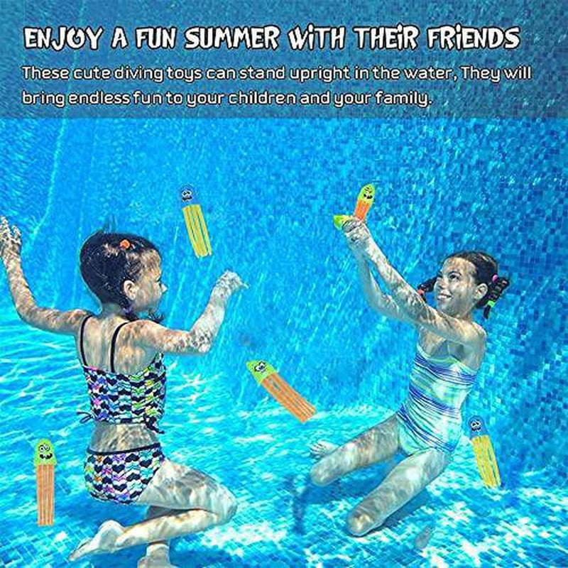N / B 6pce Underwater Swim Pool Diving Toys,Summer Fun Pool Sinking Toys Set,Teen Toddlers Boys and Girls Pool Summer Toys, Toy Sets - Octopus