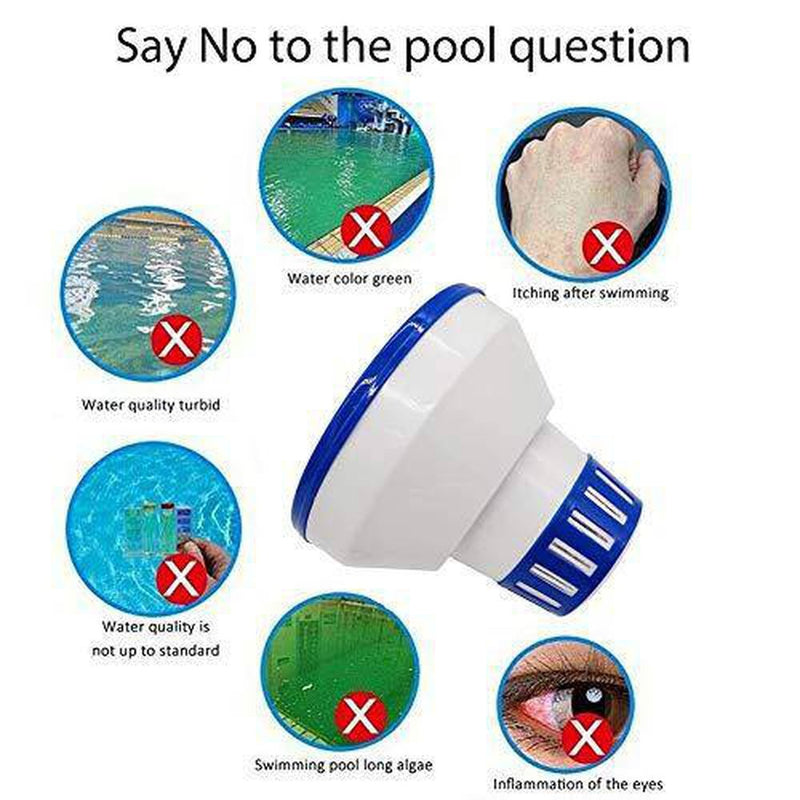N/Y Floating Chlorine Dispenser, Large Capacity and Adjustable Release Tablets for Swimming Pool Chemical Holder for Chlorine Tablets