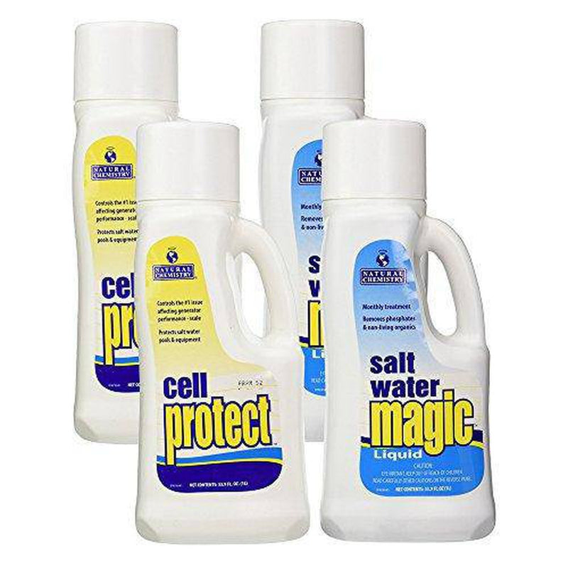 Natural Chemistry 7404 Pool Salt Water Maintenance Kit - 2 Pack