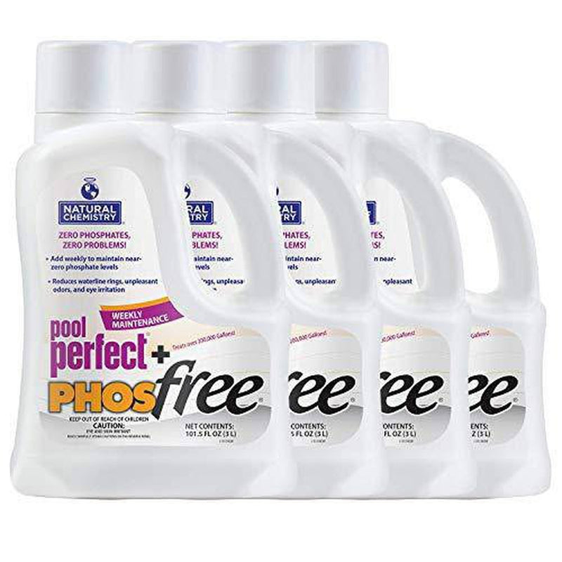 Natural Chemistry Pool Perfect + Phosfree, 3-Liter (4-Pack)