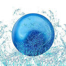 Newmemo Swimming Pool Ball 9 inch, Ball Game for Pool, Swimming Float Toy Balls, Inflatable Pool Ball for Under Water Passing, Buoying, Dribbling, Diving and Pool Games for Teen Adult Kid (Blue)
