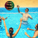 Nmved Swimming Pool Ball,Ball Game for Pool 9 Inch Inflatable Pool Ball with Hose Adapterfor Under Water Game Passing, Buoying, Dribbling, Diving and Pool Game for Teen Adult(Gradient Style)