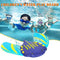 Diving Masters Underwater Gliders Pool Diving Toy Water Power Devil Fish Swimming Toys Underwater Glider Swimming Fish Water Pressure Animal Shape Beach Toy (Bule)