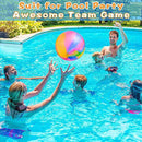 Nucifer Swimming Pool Ball Toy Underwater Balls with Hose Adapter Dive Pool Toy for Kids 8-12 Teens Adults Inflatable Pool Ball Swimming Accessories Water Ball Pool Game for Summer Gift Pool Party