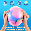 Nucifer Swimming Pool Ball Toy Underwater Balls with Hose Adapter Dive Pool Toy for Kids 8-12 Teens Adults Inflatable Pool Ball Swimming Accessories Water Ball Pool Game for Summer Gift Pool Party