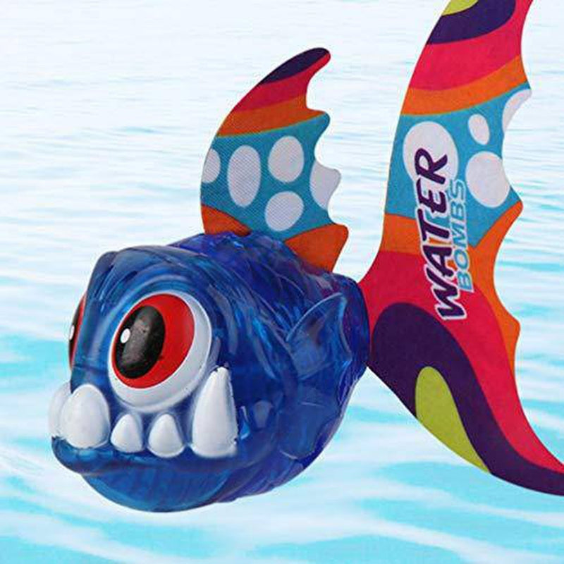 NUOBESTY Light-up Diving Pool Toy, 1Pcs Flashing Bath Toys, Fish Diving Toy Animals, Underwater Sinking Swimming Pool Toy for Kids