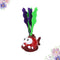 NUOBESTY Water Pool Game Diving Pool Toys Floating Seaweed Diving Fish Glowing Toy Treasures Gift for Kids (Red Fish)