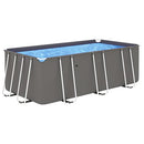 NusGear Swimming Pool with Steel Frame 157.5"x106.3"x48" Anthracite