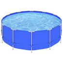 NusGear Swimming Pool with Steel Frame 179.9"x48" Blue
