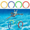 NUZYZ Swimming Pool Diving Toys, 22Pcs/Set Diving Toys Portable Wear-Resistant ABS Fish Ring Torpedos Swimming Toys Set for Beach 22Pcs/Set