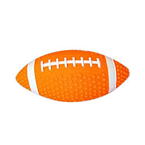 NUZYZ Water Inflatable Rugby Ball, Rugby Ball Waterproof Water Inflatable Multiplayer Sports Inflatable Rugby Ball for Pool Orange