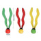 OKBOY 3Pcs Child Swimming Pool Underwater Games Toy Diving Grass,Colorful Simulation Seaweed Diving Grab Training Toy