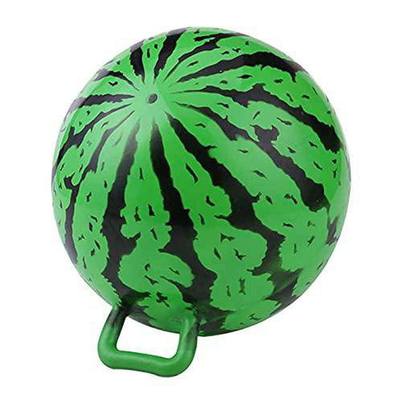 OLOPE 9'' Inflatable Watermelon Float Ball with Handle for Swimming Pool Game,Pool Toys for Kids and Adults,Pool Ball for Under Water Passing, Dribbling, Diving and Pool Games (Green)