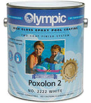 Olympic Poxolon Two-Coat Epoxy Swimming Pool Paint - 1 Gallon White