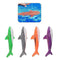 Onsinic 4 Pack Diving Pool Toy Underwater Swimming Throwing Shark Set for Pool Children