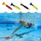 OULUN 4 Pcs Pool Diving Toys Torpedo Bandits Underwater Gliding Shark Small Water Rockets Play and Training Gift Set