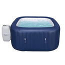 oysfeel Inflatable Hot Tub 6 Person, 140 Bubble Jets, Outdoor Heated SPA Tubs, Hawaii Hot Tub with Pump, 222 Gal Air Jet Spa, 110-220V