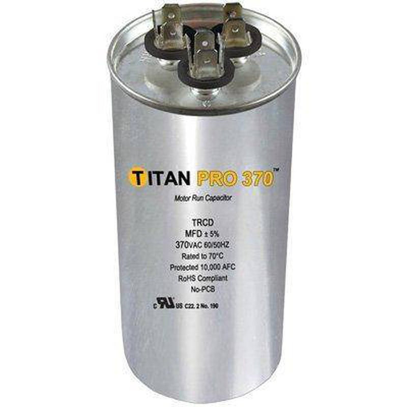 PACKARD TRCD455 Titan Pro 45+5 MFD 370V Round Run Capacitor Replaces PRCD455