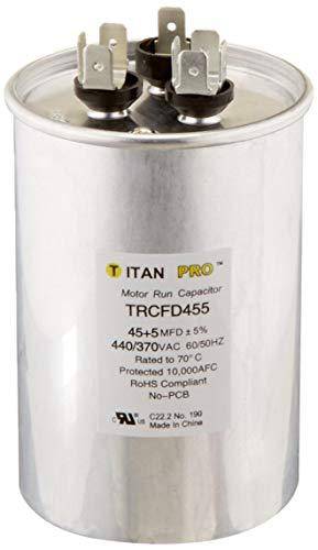 Packard TRCFD455 45+5MFD 440/370V Round Run Capacitor Replaces PRCFD455 (Pack of 3)