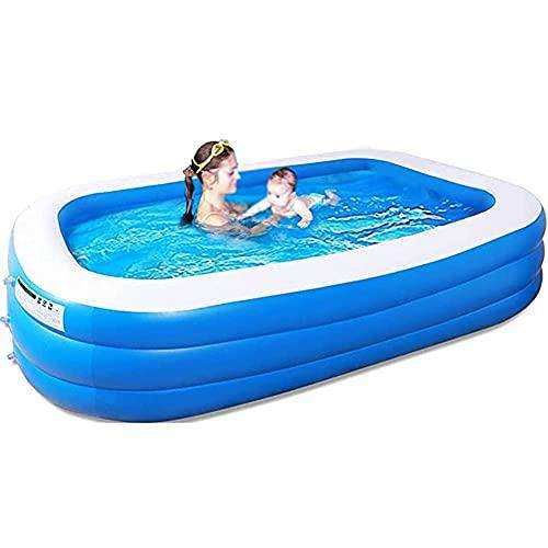 Paddling Pool,Swimming Pool Inflatable Pool Toys Kids Pool,Pool,Swimming Pool Toys Baby Paddling Pool Above Ground Pool for Kids,Backyard, Indoor & Outdoor, Fast Set 305 185 60CM