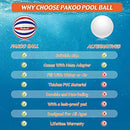 Pakoo Pool Ball-Fun Swimming Pool Toys for Kids 3-12, Under Water Passing, Dribbling, Diving Sports- Summer Gifts Outdoor Pool Games for Teens, Adults, Family| 6 in, Fills with Water or Air