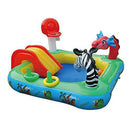 PARTAS Inflatable Animal Bondage Pool, Inflatable Slide, Transparent Burning Valve/DE Doren Hall Outdoor Inflatable Pool Children Swimming Fountain