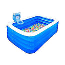 PARTAS Oversized Design Household Children Pool Electric Pump Oversized Design Inflatable Baby Second Design Inflatable Baby Pool Inflatable Kiddipur, Kids Baby Toddler Family Pool Swimming Center Out