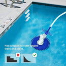 PAXCESS Suction Pool Vacuum Cleaner with Powerful Suction, Climb Wall Cleaning with 16x24in Hoses, Suction Sweeper, Easy Assemble & Low Noise,Suit for In-Ground Pools with Pump