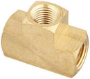 Pentair 071982 1/4-Inch Brass Tee Replacement SM and SMBW Series D.E. Filter